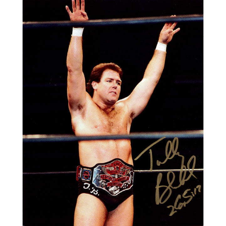 Tully Blanchard Promo AUTOGRAPHED —