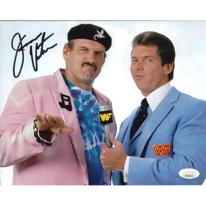 Jesse Ventura McMahon 8 x 10 Promo - JSA AUTOGRAPHED