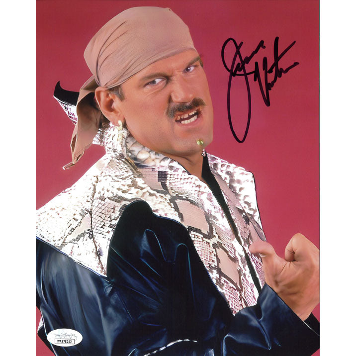 Jesse Ventura Rattlesnake Jacket 8 x 10 Promo - JSA AUTOGRAPHED
