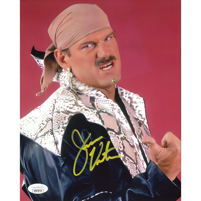 Jesse Ventura Rattlesnake Jacket 8 x 10 Promo - JSA AUTOGRAPHED