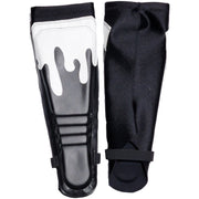 White Drip on Black on Black Kickpads