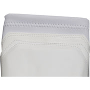 White Matte on White Patent Outlined on White Kickpads