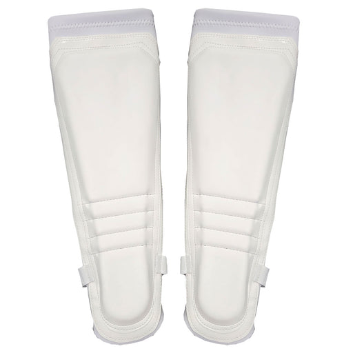 White Matte on White Patent Outlined on White Kickpads