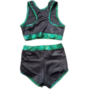 Black and Green Hologram Womens Gear Set