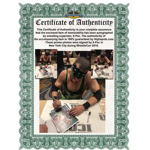 X-Pac Promo - AUTOGRAPHED