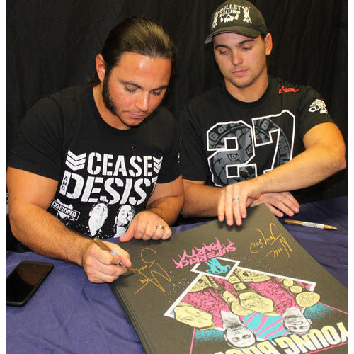 Autographed Young Bucks 18x24 Print - JSA