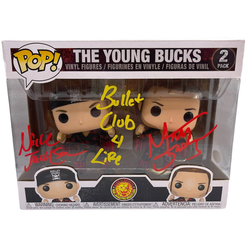 Young Bucks Funko Pop-Autographed