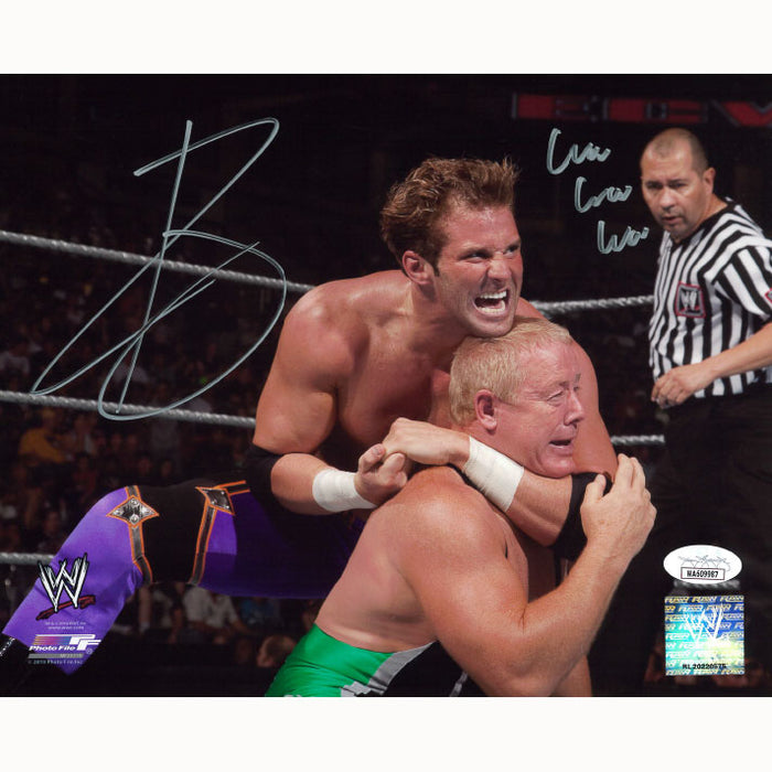 Zack Ryder Chinlock PF 8 x 10 Promo - JSA AUTOGRAPHED