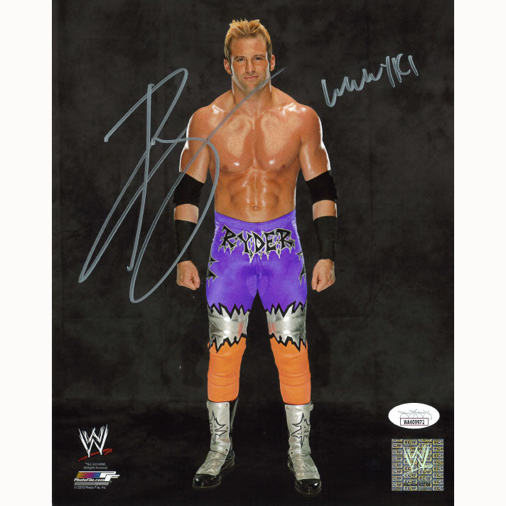 Zack Ryder Full Pose PF 8 x 10 Promo - JSA AUTOGRAPHED