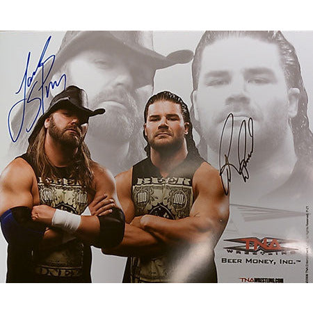Beer Money Autographed 8x10 Photo
