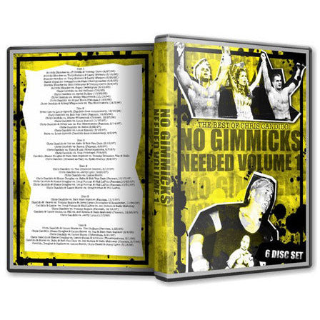 No Gimmicks Needed - Chris Candido in ECW Volume 1 - 6 DVD-R Set
