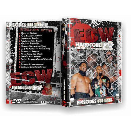 ECW Hardcore TV 111-114 DVD-R