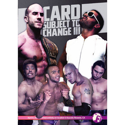Pro Wrestling Guerrilla - Card Subject to Change III DVD
