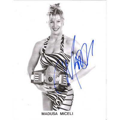 Madusa Autographed Photo