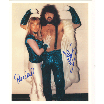 Jimmy Garvin & Precious Autographed Photo