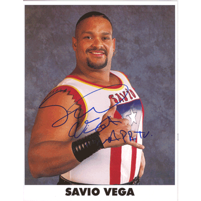 Savio Vega Autographed Photo