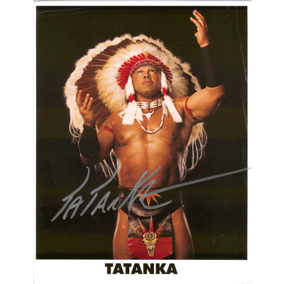 Tatanka Autographed Photo