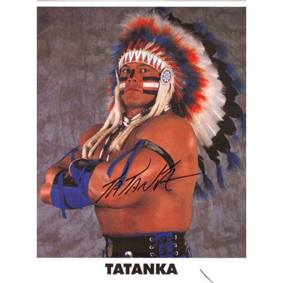 Tatanka Autographed Photo