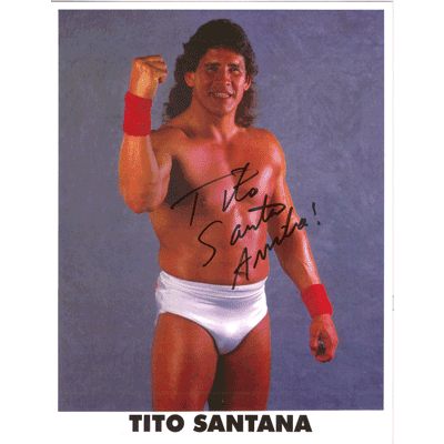 Tito Santana Autographed Photo