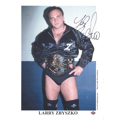 Larry Zbyszko Autographed Promo