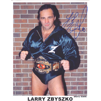 Larry Zbyszko Autographed Promo